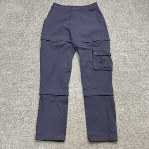 Outdoor Voices Pants Womens Small Navy Convertible Zip Off Cargo Hiking Nylon